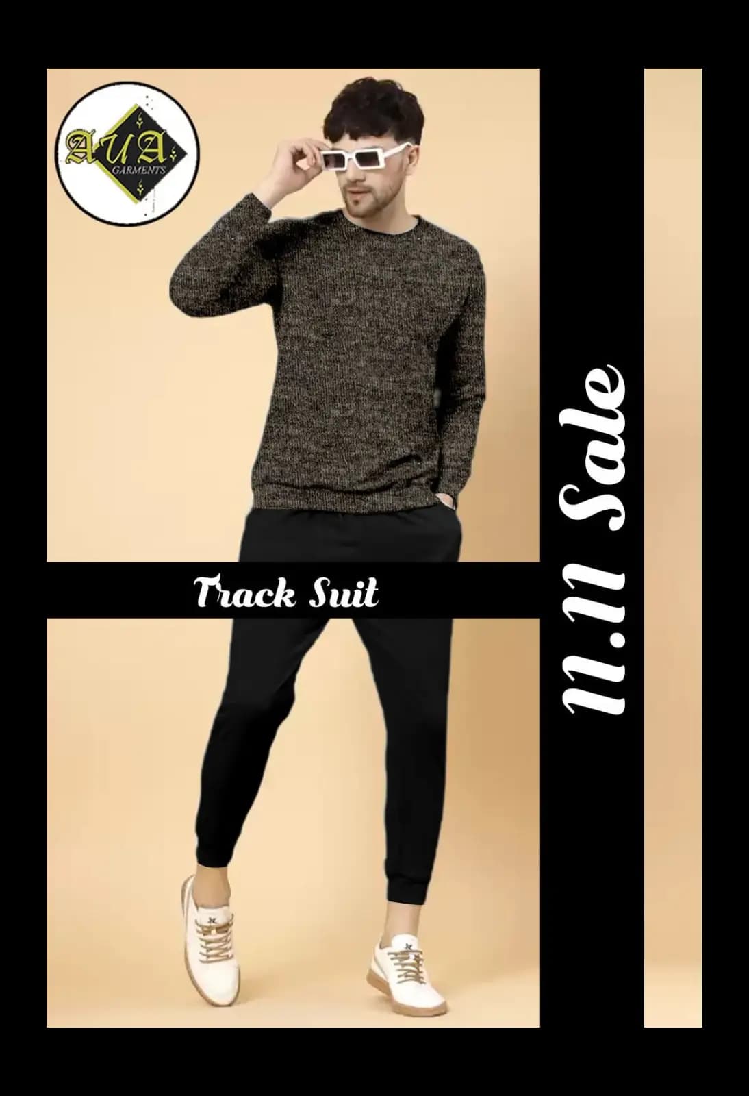 Men Track suit For Winter Sweatshirt & Trouser