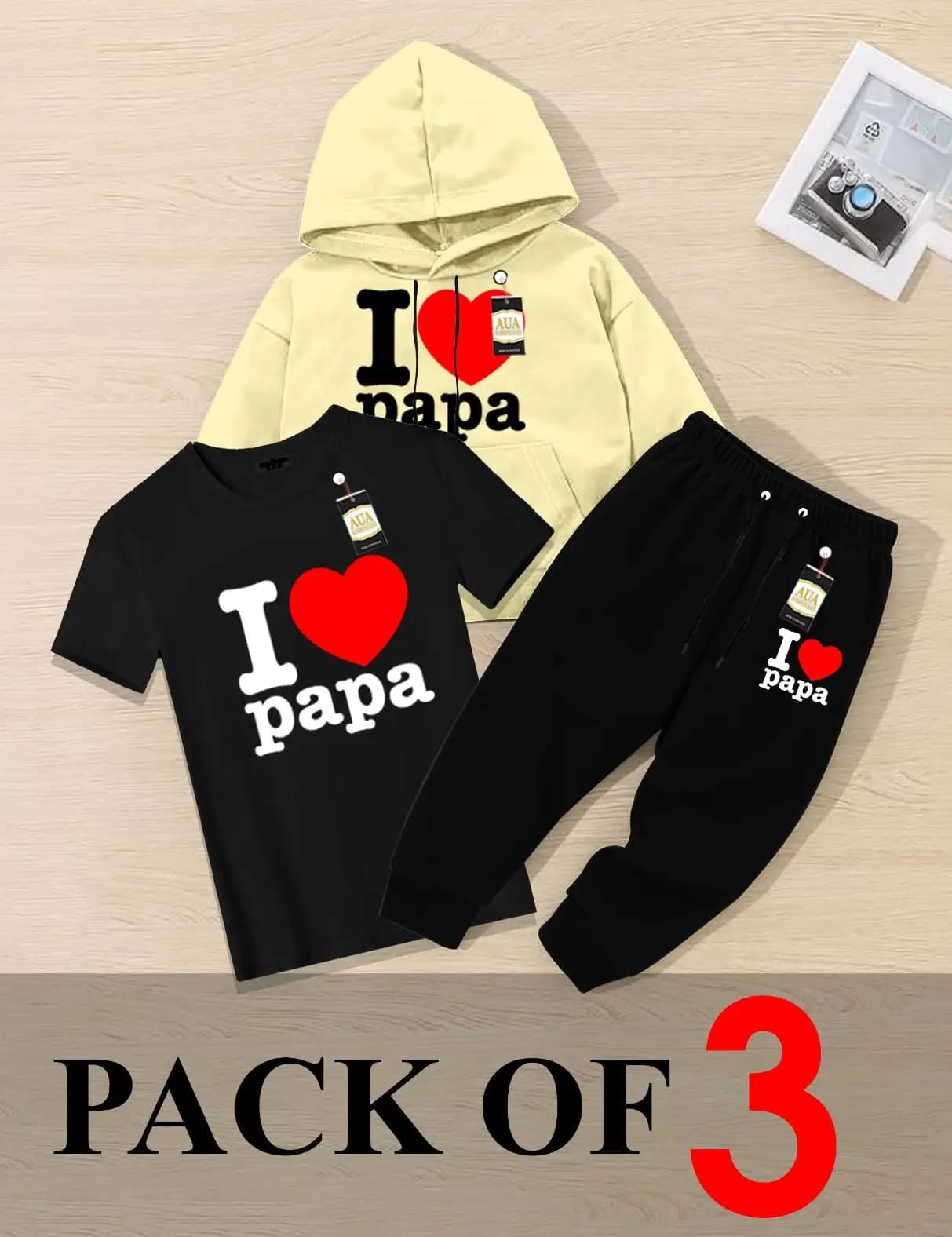 _Winter Collection For Kids  Hoddi +t shirt +Trouser_