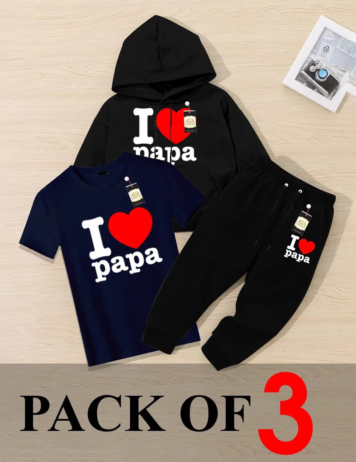 _Winter Collection For Kids  Hoddi +t shirt +Trouser_