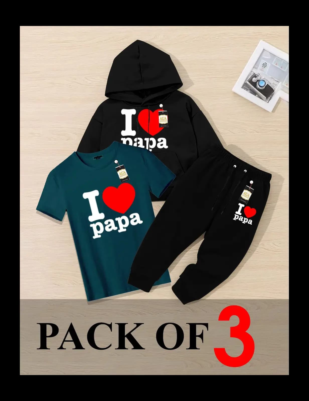 _Winter Collection For Kids  Hoddi +t shirt +Trouser_