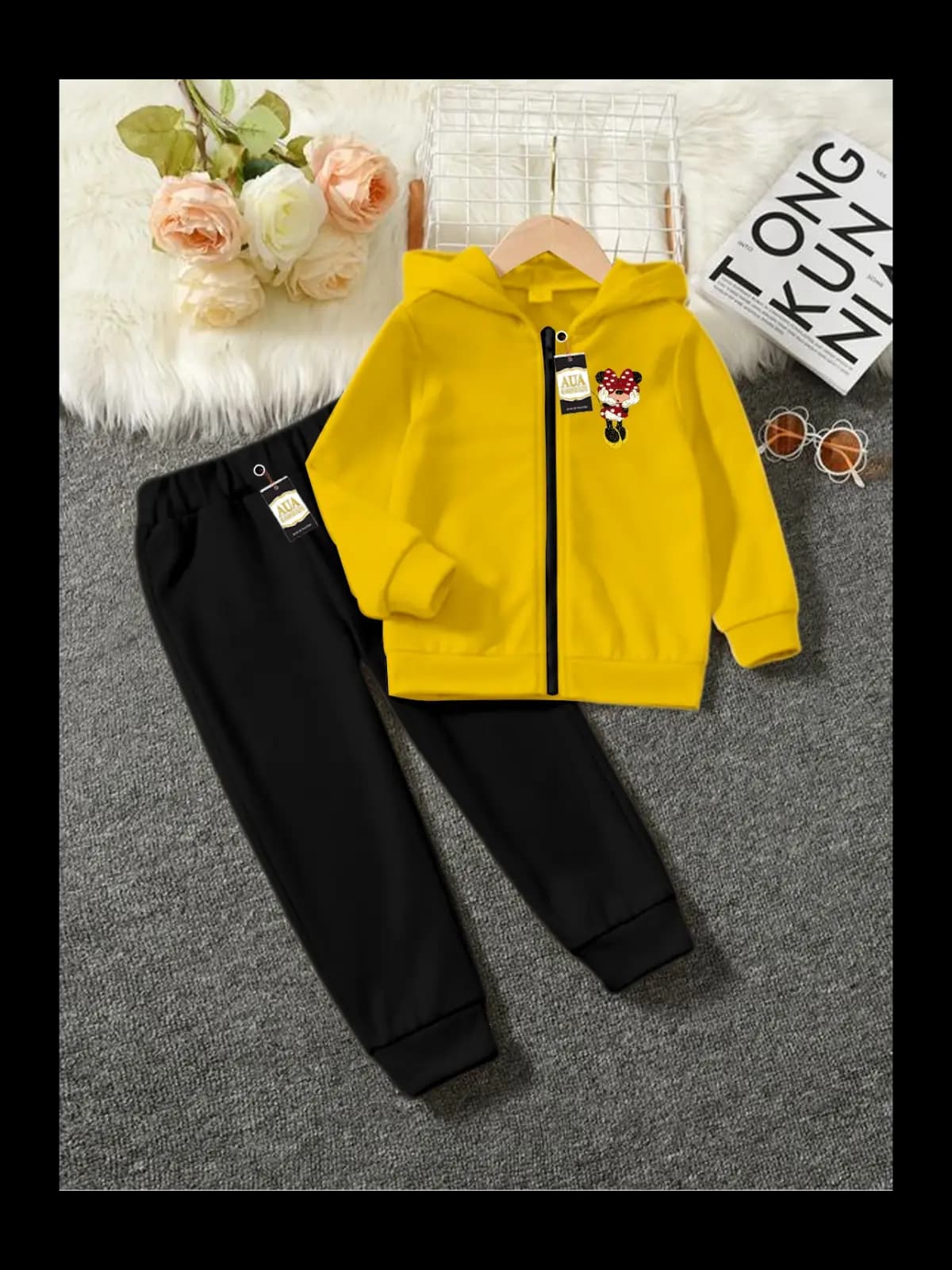 Winter Collection For Kids Hoddi zipper & Trouser