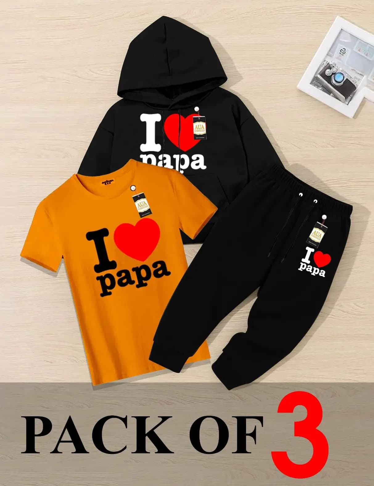 _Winter Collection For Kids  Hoddi +t shirt +Trouser_