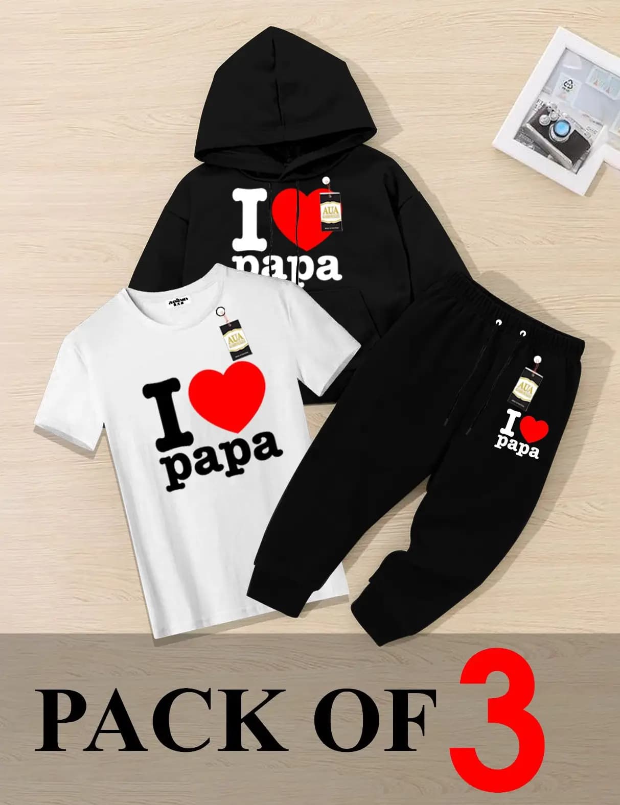 _Winter Collection For Kids  Hoddi +t shirt +Trouser_