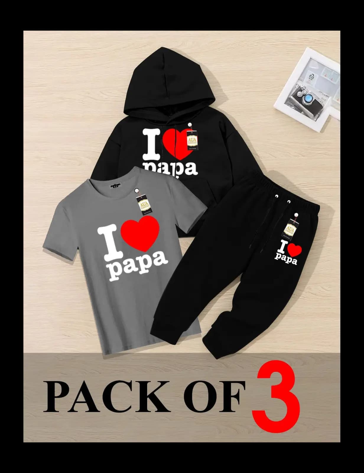 _Winter Collection For Kids  Hoddi +t shirt +Trouser_